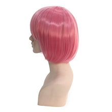 Load image into Gallery viewer, Bobium | Pink Medium Cosplay Straight Synthetic Hair Wig with Bangs