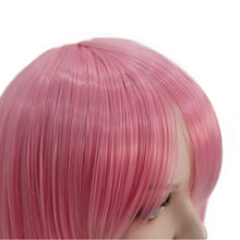 Load image into Gallery viewer, Bobium | Pink Medium Cosplay Straight Synthetic Hair Wig with Bangs