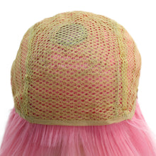 Load image into Gallery viewer, Bobium | Pink Medium Cosplay Straight Synthetic Hair Wig with Bangs