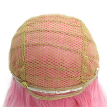 Load image into Gallery viewer, Bobium | Pink Medium Cosplay Straight Synthetic Hair Wig with Bangs