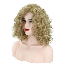 Load image into Gallery viewer, Stella | Blonde Medium Long Curly Synthetic Hair Wig