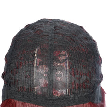 Load image into Gallery viewer, Ella | Red Long Straight Synthetic Hair Wig with Bangs