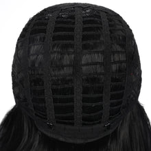 Load image into Gallery viewer, Aliana | Black Medium Long Wavy Straight Synthetic Hair Wig