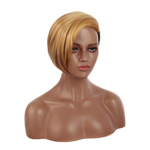 Load image into Gallery viewer, Evyleena | Blonde Short Pixie Cut Wavy Synthetic Hair Wig