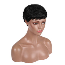 Load image into Gallery viewer, Zaela | Black Short Pixie Cut Wavy Synthetic Hair Wig