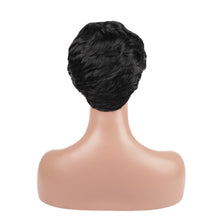 Load image into Gallery viewer, Zaela | Black Short Pixie Cut Wavy Synthetic Hair Wig