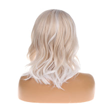Load image into Gallery viewer, Madison | Ash Blonde Medium Wavy Synthetic Hair Wig