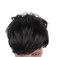 Load image into Gallery viewer, Ikayla | Black Short Pixie Cut Wavy Synthetic Hair Wig