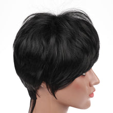 Load image into Gallery viewer, Ikayla | Black Short Pixie Cut Wavy Synthetic Hair Wig