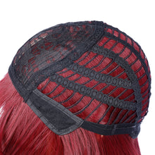 Load image into Gallery viewer, Dolcetto | Red Long Straight Synthetic Hair Wig with Bangs