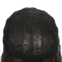 Load image into Gallery viewer, Ella | Brown Long Straight Synthetic Hair Wig with Bangs