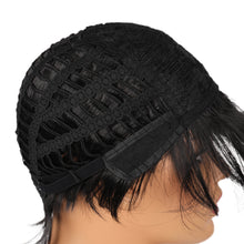 Load image into Gallery viewer, Ikayla | Black Short Pixie Cut Wavy Synthetic Hair Wig