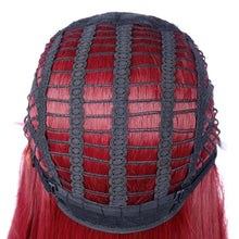 Load image into Gallery viewer, Dolcetto | Red Long Straight Synthetic Hair Wig with Bangs