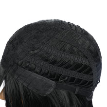 Load image into Gallery viewer, Ella | Black Long Straight Synthetic Hair Wig with Bangs