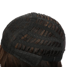 Load image into Gallery viewer, Ella | Brown Long Straight Synthetic Hair Wig with Bangs