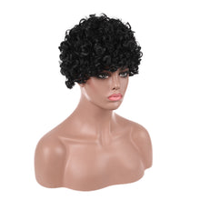 Load image into Gallery viewer, Briana | Black Short Medium Curly Synthetic Hair Wig