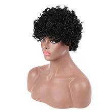 Load image into Gallery viewer, Briana | Black Short Medium Curly Synthetic Hair Wig
