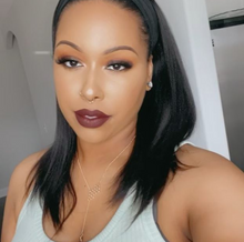 Load image into Gallery viewer, Graziza | Black Long Medium Straight Synthetic Hair Headband Wig