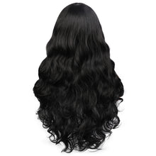 Load image into Gallery viewer, Girl Fox | Black Long Wavy Synthetic Hair Wig