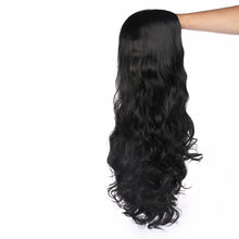 Load image into Gallery viewer, Girl Fox | Black Long Wavy Synthetic Hair Wig