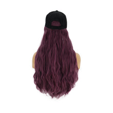 Load image into Gallery viewer, Contico | Light Brown Long Curly Synthetic Hair Wig Hat