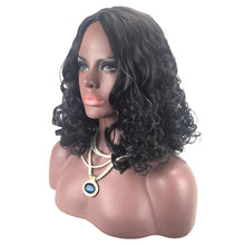 Load image into Gallery viewer, Dayly | Dark Long Curly Synthetic Hair Wig