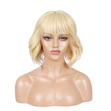 Load image into Gallery viewer, Street Rocker | Blonde Medium Wavy Synthetic Hair Wig