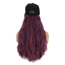 Load image into Gallery viewer, Contico | Ash Long Curly Synthetic Hair Wig with Cap Hat