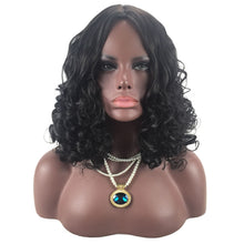 Load image into Gallery viewer, Dayly | Dark Long Curly Synthetic Hair Wig