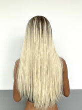Load image into Gallery viewer, LimitedEdition | Ombre Blonde Long Straight Synthetic Hair Wig with Bangs