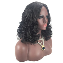 Load image into Gallery viewer, Dayly | Dark Long Curly Synthetic Hair Wig
