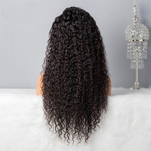Load image into Gallery viewer, The Queen | Black Long Curly Lace Front Synthetic Hair Wig