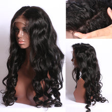 Load image into Gallery viewer, Julie | Black Long Wavy Lace Front Synthetic Hair Wig
