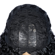 Load image into Gallery viewer, Reja | Black Medium Short Curly Synthetic Hair Wig