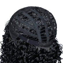 Load image into Gallery viewer, Reja | Black Medium Short Curly Synthetic Hair Wig