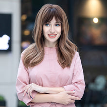 Load image into Gallery viewer, Claudia | Brown Long Wavy Synthetic Hair Wig