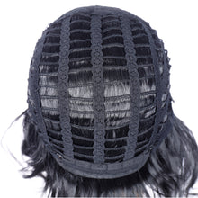 Load image into Gallery viewer, Street Rocker | Black Medium Wavy Synthetic Hair Wig
