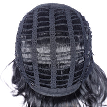 Load image into Gallery viewer, Street Rocker | Black Medium Wavy Synthetic Hair Wig