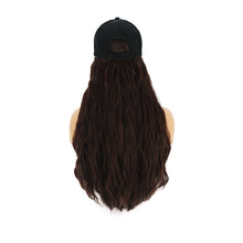 Load image into Gallery viewer, Contico | Light Brown Long Curly Synthetic Hair Wig Hat