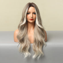 Load image into Gallery viewer, Victoria | Ombre Blonde Long Curly Synthetic Hair Wig