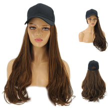 Load image into Gallery viewer, Blossom | Light Brown Long Wavy Synthetic Hair Wig Hat with Cap