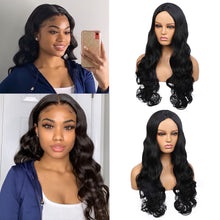Load image into Gallery viewer, Girl Fox | Black Long Wavy Synthetic Hair Wig