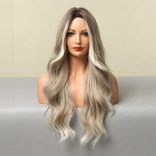 Load image into Gallery viewer, Victoria | Ombre Blonde Long Curly Synthetic Hair Wig
