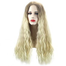 Load image into Gallery viewer, Abby | Blonde Long Curly Synthetic Hair Wig