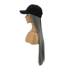 Load image into Gallery viewer, Summerland | Ash Long Straight Synthetic Hair Wig Hat with Cap