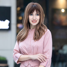 Load image into Gallery viewer, Claudia | Brown Long Wavy Synthetic Hair Wig