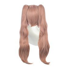 Load image into Gallery viewer, Junko Enoshima | Pink Long Cute Wavy Synthetic Hair Spike Cosplay Wig with Bangs