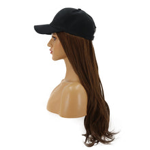 Load image into Gallery viewer, Blossom | Light Brown Long Wavy Synthetic Hair Wig Hat with Cap