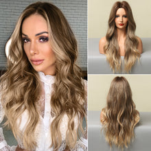 Load image into Gallery viewer, JOMO | Ombre Blonde Long Wavy Synthetic Hair Wig