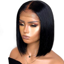 Load image into Gallery viewer, Alexi | Black Medium Long Straight Lace Front Synthetic Hair Wig
